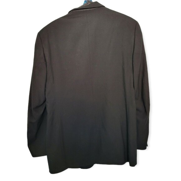 Christian Dior Le Connaisseur Black Tuxedo Jacket Button Front Satin Lapel - Picture 2 of 7